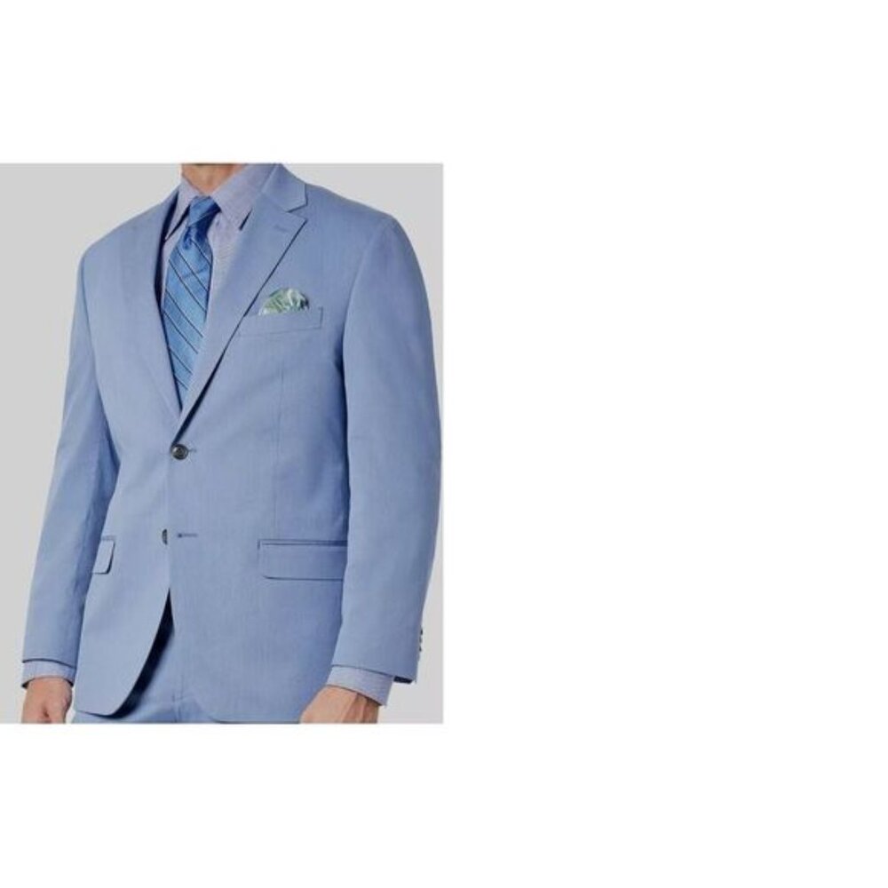 Sean John Men's Classic-Fit Solid Suit Jacket (38R, Blue)